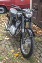Classic Polish vintage Junak motorbike