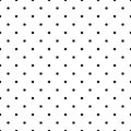 Black and White Polka Dots Seamless Pattern