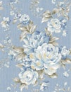 Classic Popular Flower Seamless pattern background