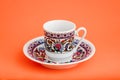 Classic Porcelain Turkish Coffee Cup Royalty Free Stock Photo