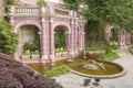 Classic Portuguese garden in Macau, China Royalty Free Stock Photo