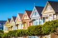 Painted Ladies at Alamo Square, San Francisco, California, USA Royalty Free Stock Photo