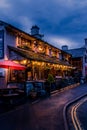 Pub at night