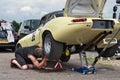 Classic racing car at Croft Circuit