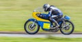 Classic racing motorcycle Royalty Free Stock Photo