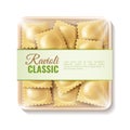 Classic Ravioli Packaging Composition