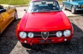 Classic red Alfa Romeo Royalty Free Stock Photo