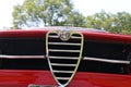 Classic Red alfa romeo sports car front