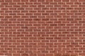 Classic red brick background in running bond pattern, copy space