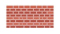 Classic Red Brick Wall Texture Background Vector Design Generative AI Royalty Free Stock Photo