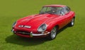 Classic Red E - Type Jaguar