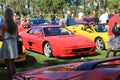 Classic red Ferrari F355 sports car at event Royalty Free Stock Photo