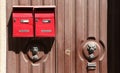 Classic red letterboxes