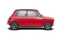 Mini cooper red classic Royalty Free Stock Photo