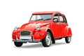 Classic red retro car Royalty Free Stock Photo