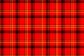 Classic red tartan Royalty Free Stock Photo