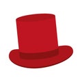 classic red tophat Royalty Free Stock Photo