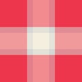 Classic red and white plaid pattern. Versatile background for design, holiday themes, textiles, or rustic designs. A comforting, Royalty Free Stock Photo