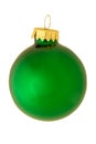 Classic reflective christmas ornament - green