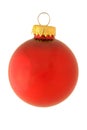 Classic reflective christmas ornament - red