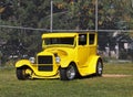 Classic Restored Early Model Yellow Car