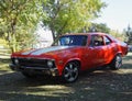 Classic Restored Red Chevrolet Camero