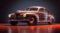 Classic Retro Icon Vintage Car Closeup
