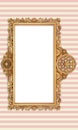 Classic Retro Old Gold Photo or Painting Frame in Various Isolated Background 70 Royalty Free Stock Photo