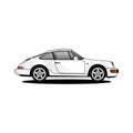 classic retro porsche 964