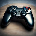 Classic retro vintage game controller - ai generated image Royalty Free Stock Photo