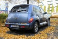 Classic retro vintage veteran compact hatchback car Chrysler PT Cruiser parked