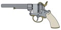 Classic revolver with a light handle