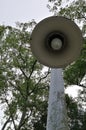 The classic road lamp at the park. Nature and environmental concept