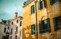 Classic road in venice, italy