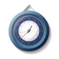 Classic round mechanical wall clock icon