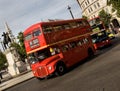 Classic routemaster double decker bus