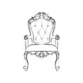 Classic royal armchair