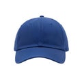 Classic Royal Blue Baseball Cap Front View Royalty Free Stock Photo
