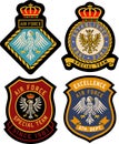 Classic royal emblem badge