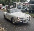 Classic rusty car Volkswagen Karman Ghia