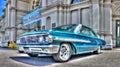 Classic 1960s American car Royalty Free Stock Photo