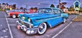 Classic 1950s American car Royalty Free Stock Photo