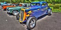 Classic 1930s American Chevy hot rod Royalty Free Stock Photo