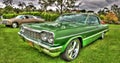 Classic 1960s American Chevy Impala Royalty Free Stock Photo