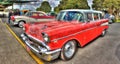 Classic 1950s American Chevy wagon Royalty Free Stock Photo