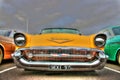 Classic 1950s American Chevy Royalty Free Stock Photo