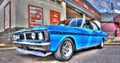 Classic 1970s Australian Ford Falcon Royalty Free Stock Photo