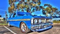Classic 1970s Australian Ford Falcon Royalty Free Stock Photo