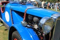 Classic 1940s british race car detail