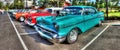 Classic 1950s Chevy hot rod Royalty Free Stock Photo